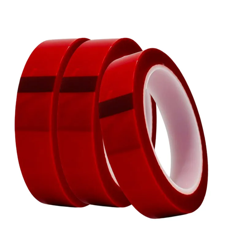 PET필름 실리콘 점착체 내열 마스킹테이프 적색